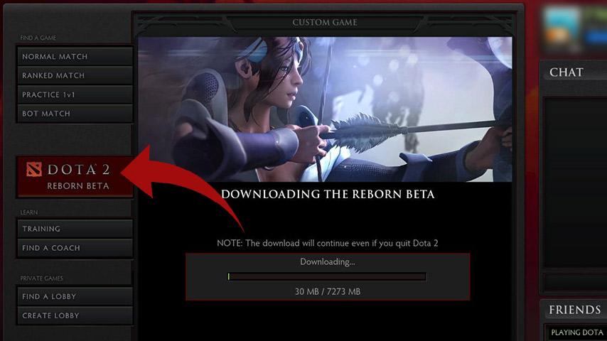 Dota 2 reborn beta что это