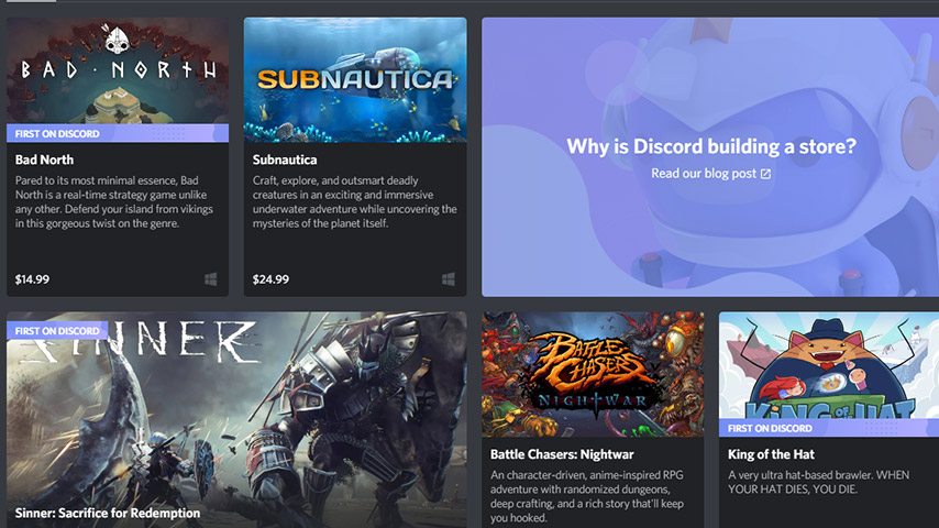 Discord lança sua própria loja de games no PC trazendo indies como