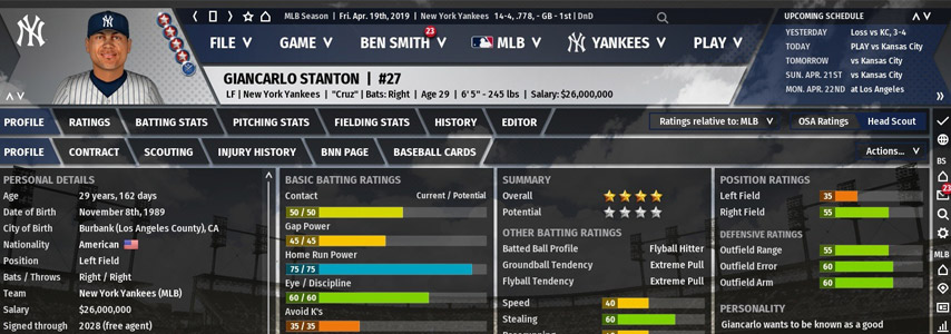 Out of The Park Baseball 20